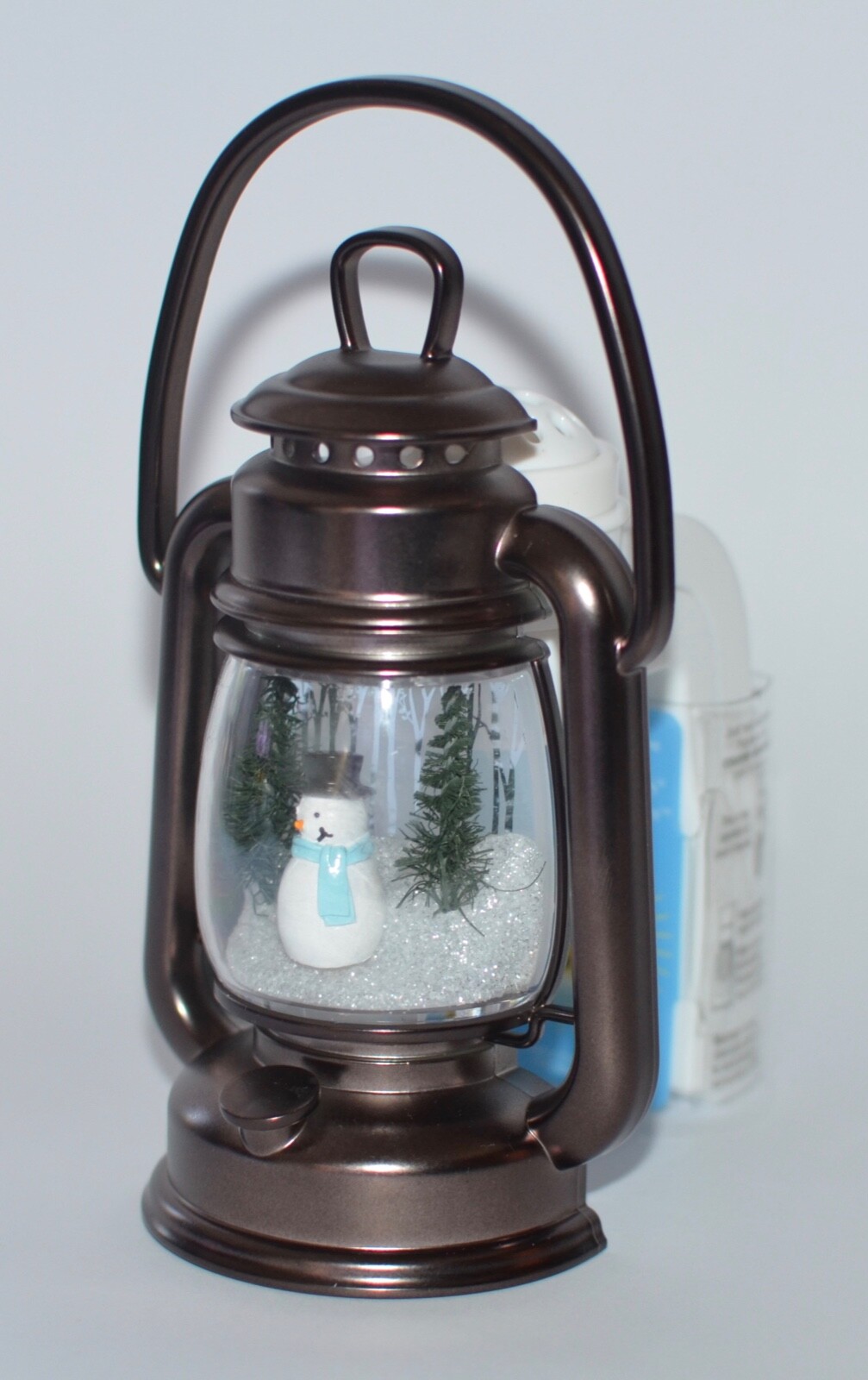 BATH BODY WORKS WINTER SNOWMAN LANTERN WALLFLOWER NIGHT LIGHT FRAGRANCE