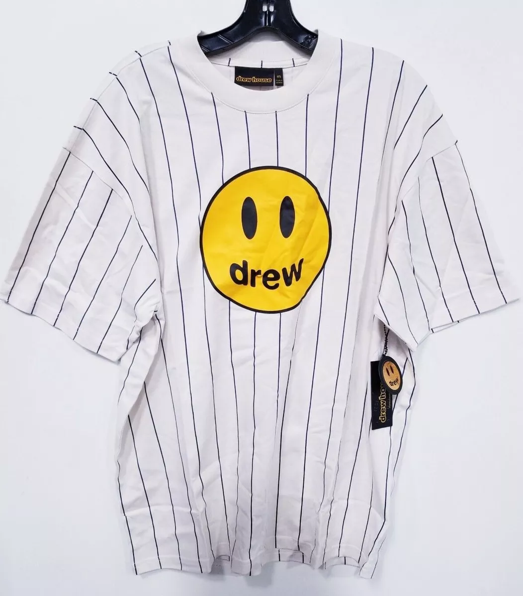 Drew House Mascot SS T-Shirt Navy Pinstripe Sz Med | eBay