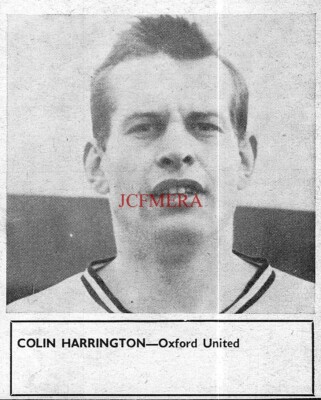 COLIN HARRINGTON Oxford Utd. F.C. Small Vintage 1967 Magazine Photo Print E08/71
