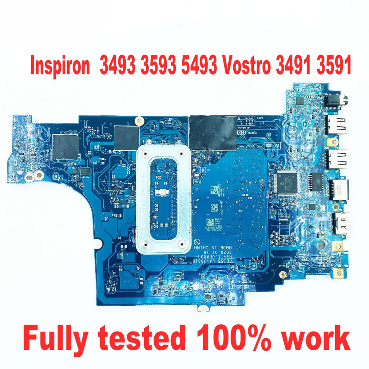 Motherboard For Dell Vostro 3401 3501 3491 Inspiron 3493 Motherboard For Dell Vostro 3401 3501 3491 Inspiron 3493