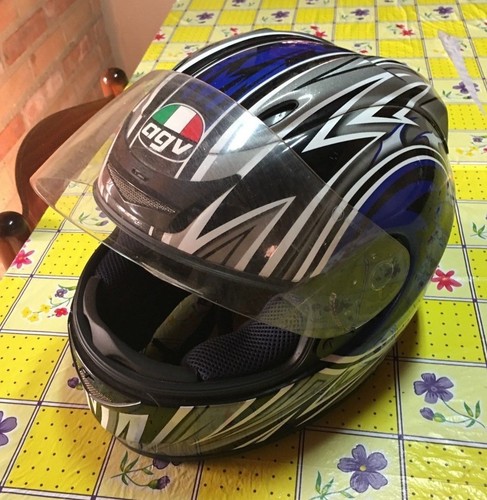 Casco AGV Airtech Multi Blue-Silver taglia L E2205 | eBay