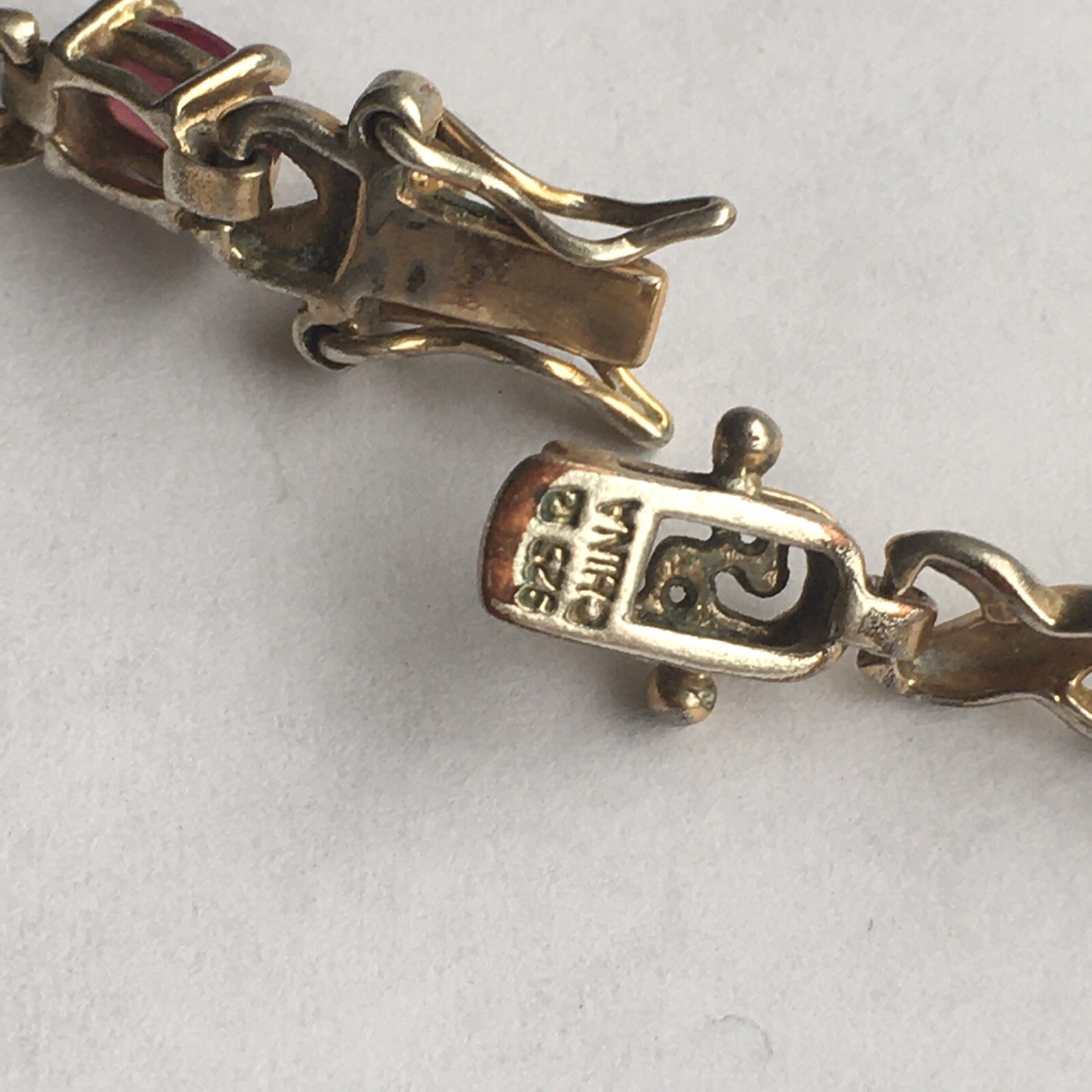 Gemstone Bracelet Solid 925 Sterling Silver Singl… - image 5