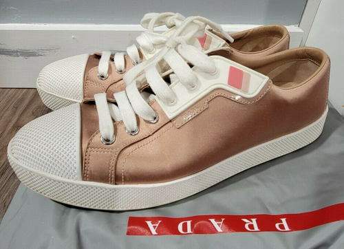 pink prada platform sneakers
