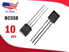 BC558B 10 pcs 30V 100mA 500mW PNP Transistor - Free  Fast shipping