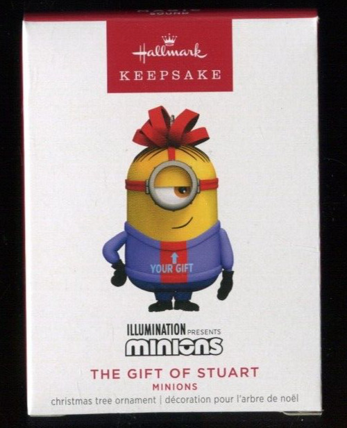 2023 Hallmark Ornament - THE GIFT of STUART - Musical - Minions - New in Box