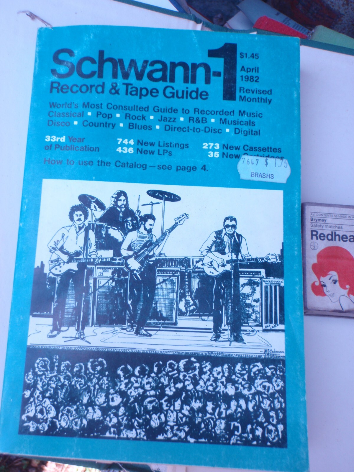 SCHWANN record & Tape Guide Book 1982 eBay