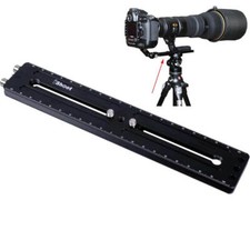 22cm Quick Release Plate for Camera Tripod Ball Head Telephoto Zoom Lens Support