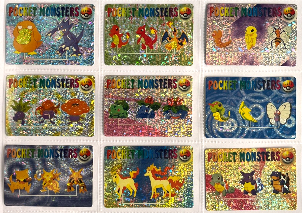 1999 POKEMON VENDING CARDS Pocket Monsters #S03 Full Set 36/36