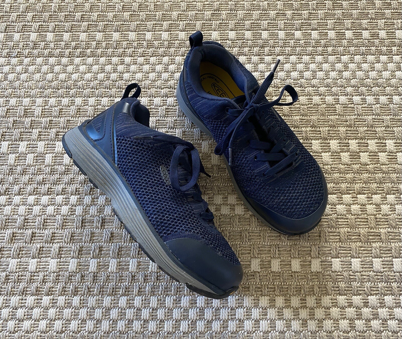 Scarpe da lavoro KEEN Utility Sparta punta di sicurezza sneakers industriali 7 M blu navy