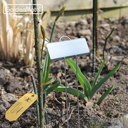 GardenMate 50-Pack Weatherproof Large Zinc Metal Plant Labels, Assorted Sizes - Picture 23 of 34