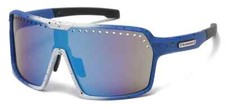 Oversized LARGE Sports Shield Baseball Cycling Sunglasses Orange Mirror Lens