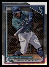 Gabriel Gonzalez 2024 Bowman #BCP-35 Chrome Prospects Seattle Mariners