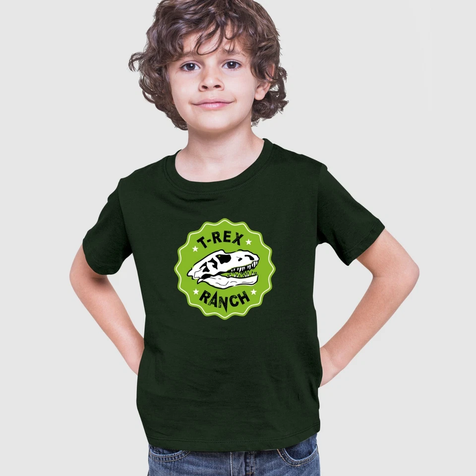 AKA-TEXTILE Park Ranger T-Shirt T-Rex Ranch Dinosaurier bedruckt Jungen Geburtstag Geschenk Kinder Tee Top