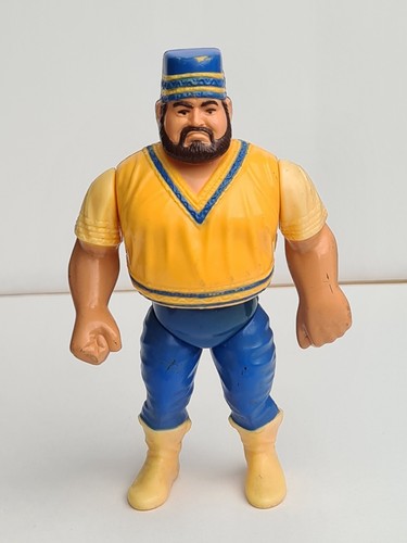 WWF Hasbro AKEEM 1990 Vintage action wrestling fig...