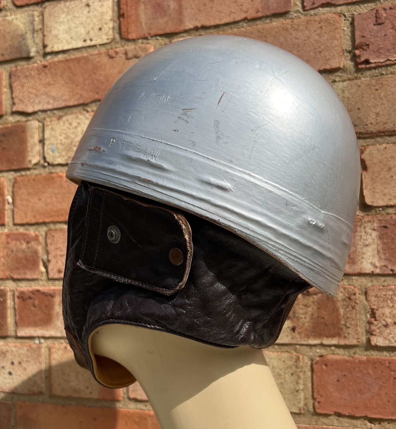 Vintage Cromwell Pudding Basin Motorcycle Bike Helmet Scooter Crash