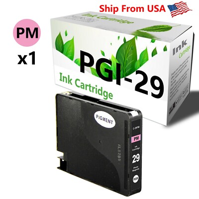 (1 Pack,PM) PGI-29 PGI29 Ink Cartridge for PIXMA pro-1 Laser Printer