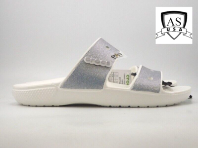 Crocs Classic Glitter II Sandals Slip On 2 Straps Men display picture 1