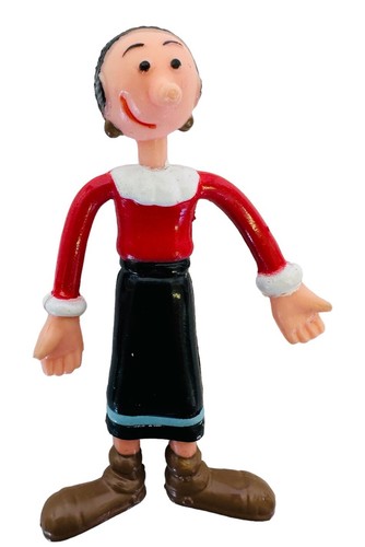 Vintage 1989 Collectables Popeye & Olive Oyl By Jesco Bendables - Picture 7 of 13