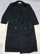 VINTAGE 1960'S JONES NEW YORK WOMAN'S LONG WOOL FULL LENGTH COAT MADE IN USA