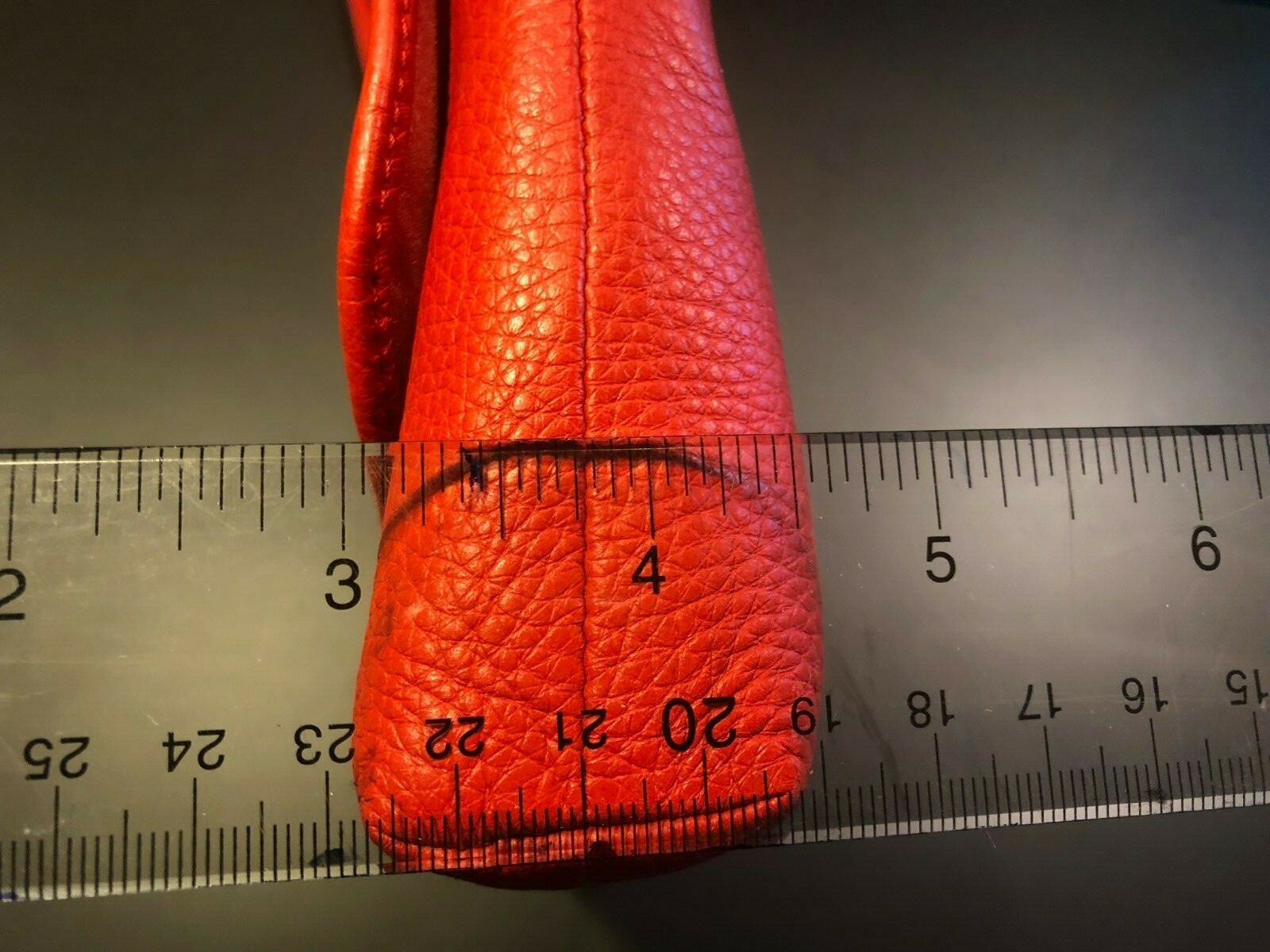 COACH F49177 PARK LEATHER LARGE FLAP WRISTLET RED NWT Size: 8.5 未来様 ウイッグオーダー 専用ページ