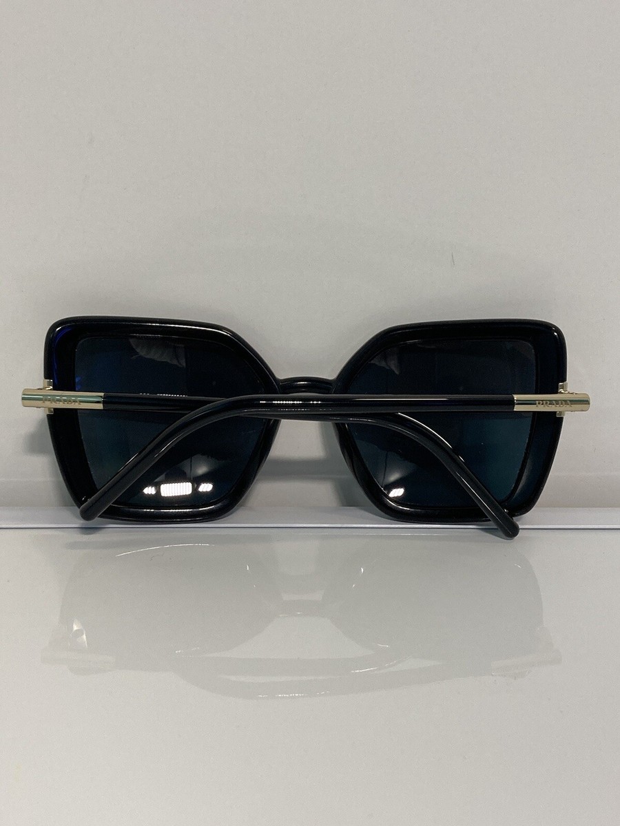 NIB Prada SPR09W 1AB5Z1 Black Polarized Acetate Woman display picture 3