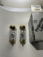 CWA "2-pack" projector lamp projection light bulb 120v 750w, NOS G.E. brand