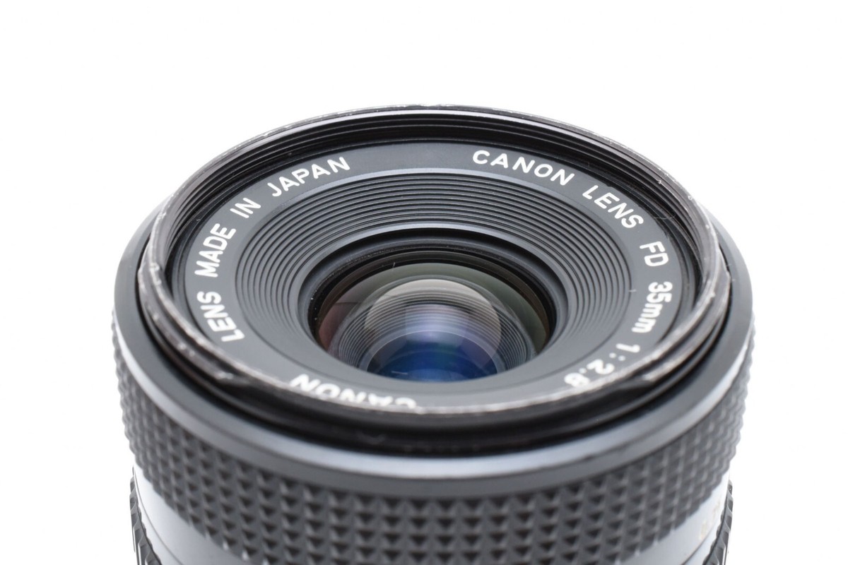 ⏯️[N mint+++] CANON NEW FD NFD 35mm F/2.8 MF Wide Angle Lens