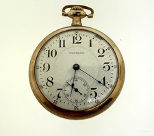 Waltham No. 636 16S 17 Jewel 1908 Pocket Watch Double Roller Adjusted 4 Position