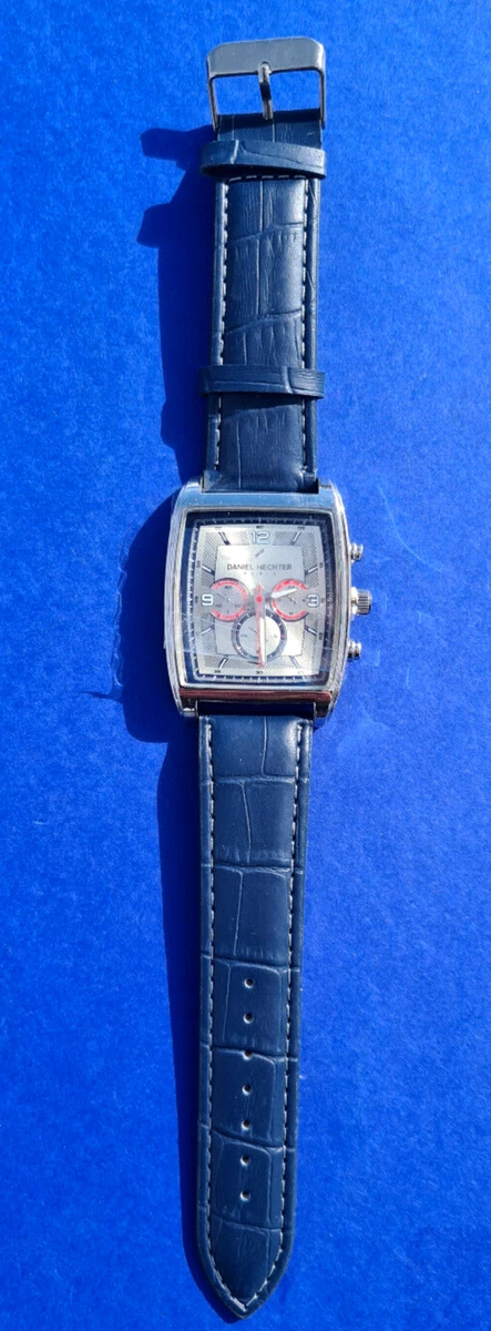 Montre Fantaisie Daniel Hechter Pour Femme - Occasion, Boîtier Acier, Bracelet Polyuréthane, Chiffres Romains