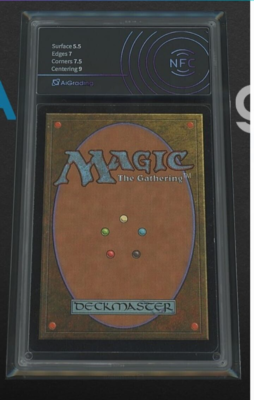 MTG Foil 寄付 / Donate MTG DONATE FOIL GRADED EXC+ - ENGLISH - DONARE - UL - MAGIC