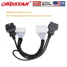 OBDSTAR For Nissan-40 BCM Cable Proximity Key Add & All Key Lost No Need Pincode