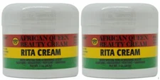 African Queen Beauty Cream Rita Cream 2 Oz / 56.6g "Pack of 2"