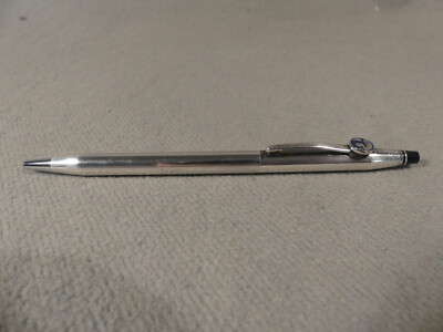 Cross Dreh - Kugelschreiber silver plated / versilbert - Werbung