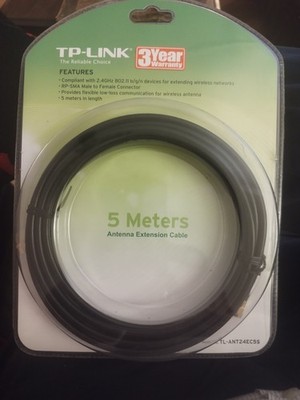 TP-Link TL-Ant24EC5S 5m Antenne Verlängerungskabel NEU versiegelt