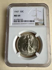 1947 Walking Liberty Half Dollar NGC MS64