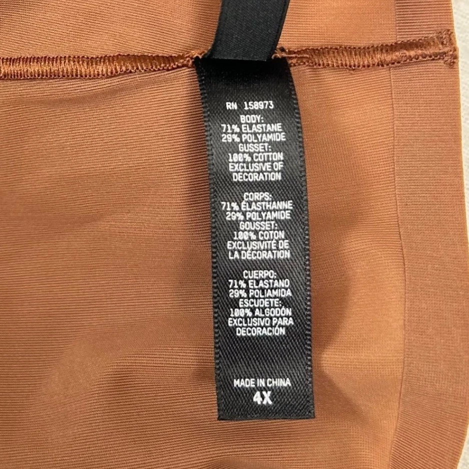 Roupa íntima tanga sem costura Skims PN-HCT-0094 conforto jaspe lingerie plus size 4X - Imagem 4 de 4