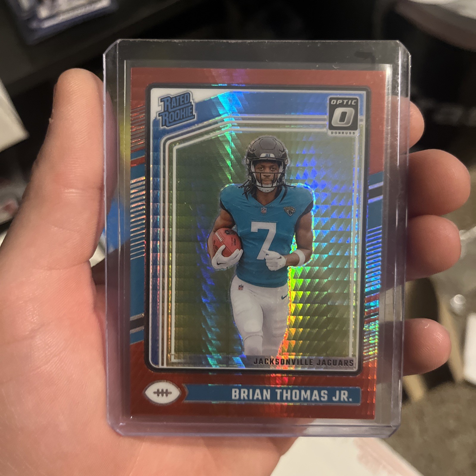 Brian Thomas Jr 2024 Optic Hyper Red #214