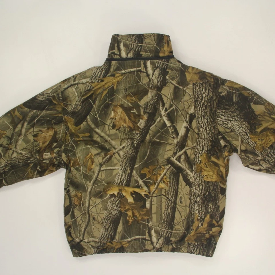 Chaqueta Remington RealTree Madera Dura Camuflaje Caza Cremallera Completa Forro Para Hombre Grande Foto 2 de 4