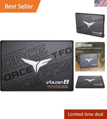 VULCAN Z 1TB SSD by T-FORCE - Reliable Storage with SLC Cache Technology