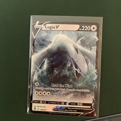 Lugia V 138/195 Ultra Rare SWSH12: Silver Tempest NM