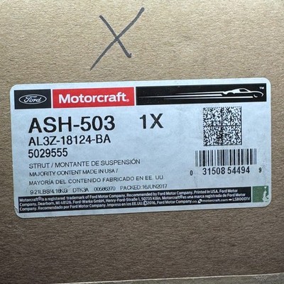 Genuine Motorcraft ASH-503 Front Shock Strut   2009-13 F-150 AL3Z-18124-BA