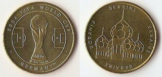 Offizielle FIFA Medaille zur WM 2006 in Deutschland Ukraine