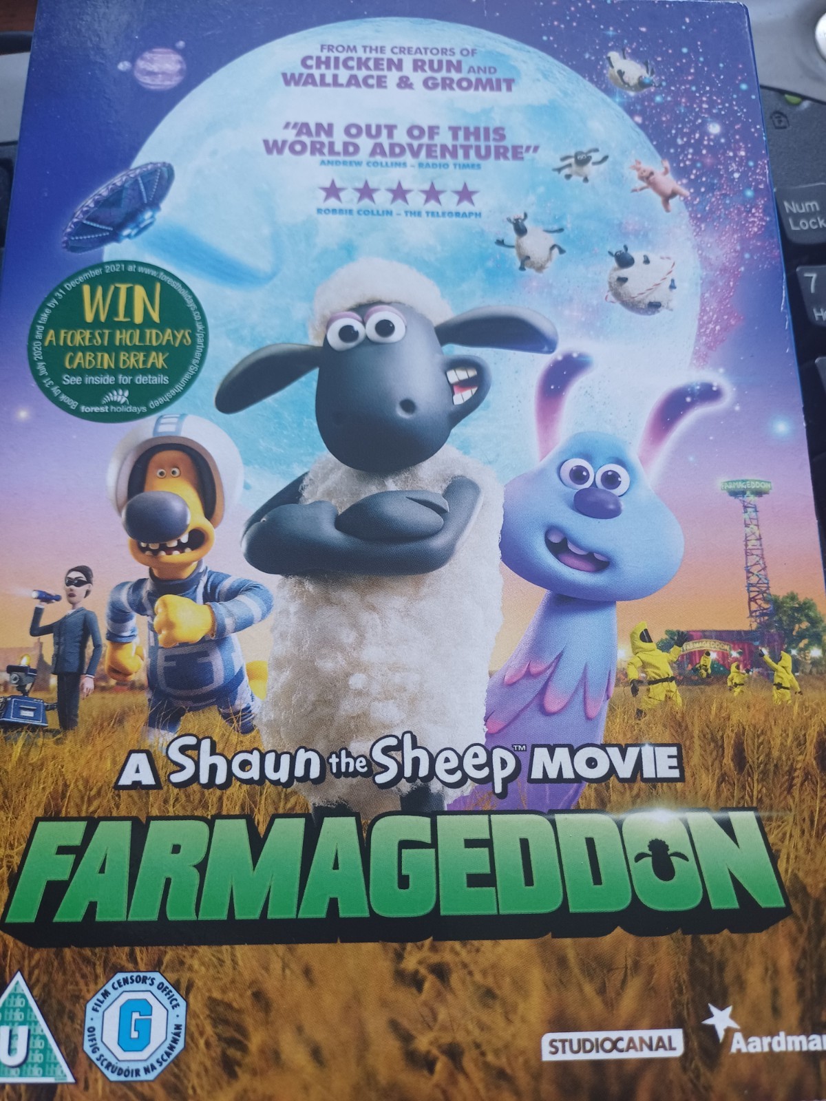 A Shaun The Sheep Movie: Farmageddon DVD SEALED with slipcase. Free UK postage