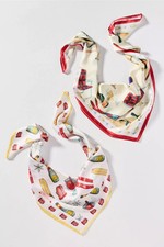 Nikki Ackerman x Anthropologie Hair Scarves, Set of 2 new with tag