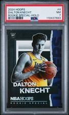 2024 PANINI NBA HOOPS ROOKIE SPECIAL HOLO #4 DALTON KNECHT PSA 7