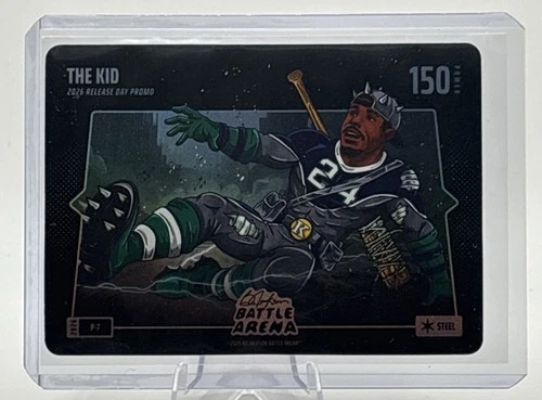 2026 Bo Jackson Battle Arena The Kid Steel P-7 Battlefoil Ken Griffey Jr Promo