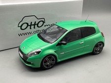 Modellini auto 1:18 Otto Mobile Renault Clio 3 RS fase 2 verde con scatola originale