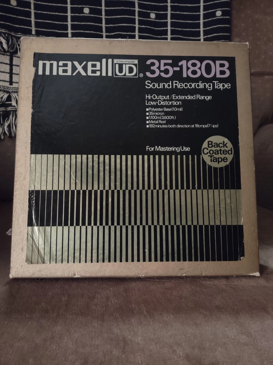 その他 maxell XL 35-180B Maxell UD-XL 35-180B Reel To Reel Blank Tape - New Old Stock
