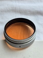 Original Leica Summarit Amber A Filter Germany Chrome Slip-On