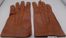Vintage GATES Men's Brown Leather Lambskin Gloves Driving Or Hunting Size M